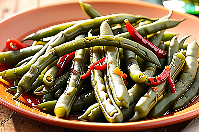 recipe spicy pickled green beans