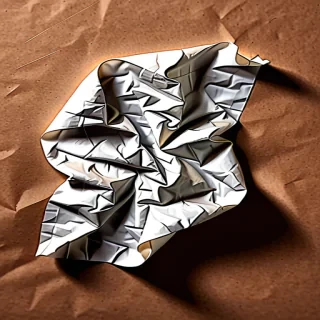 crumpled paper png