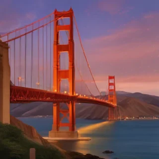 clipart golden gate bridge