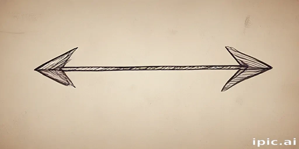 drawn arrow