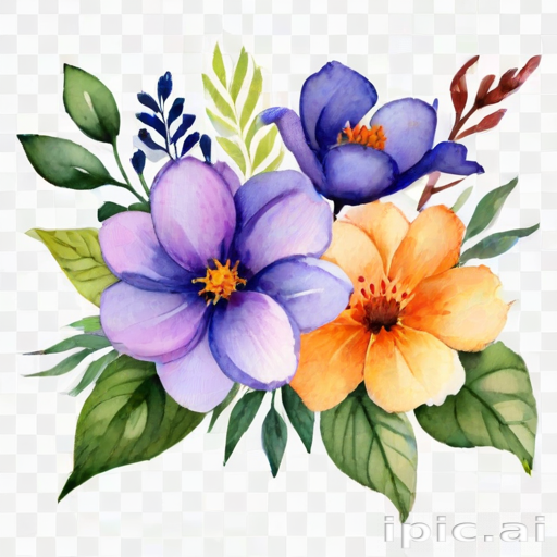 watercolor flowers png