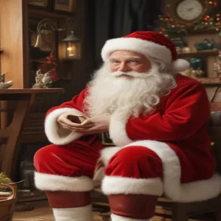 images of vintage santa