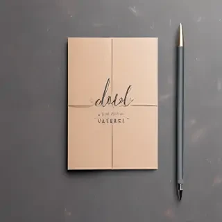 greeting card mockup