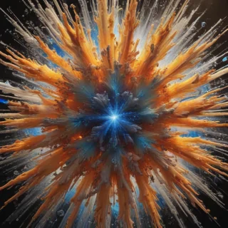 transparent explosion