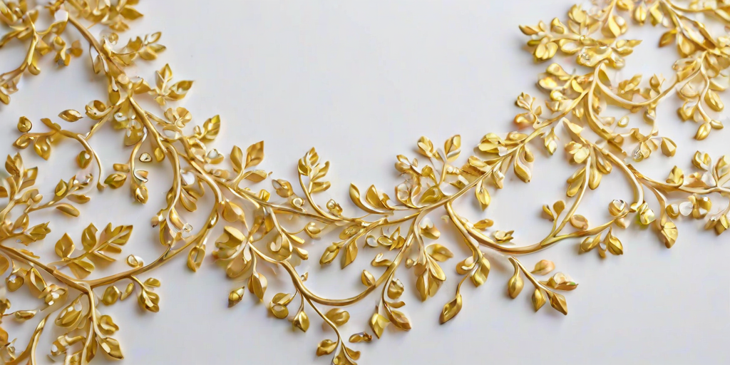 gold and white background