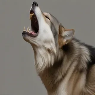 wolf howl png