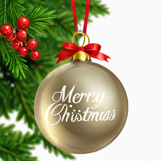 transparent merry christmas