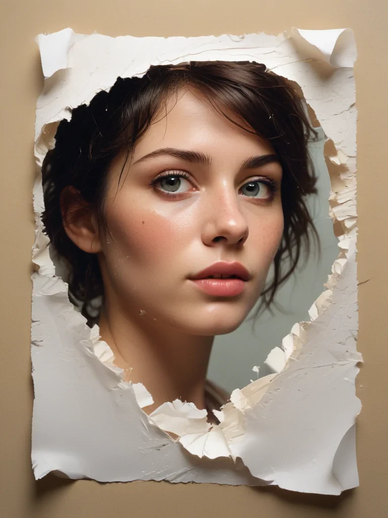 torn paper transparent