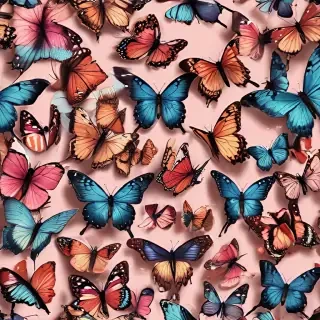 butterfly background aesthetic