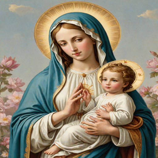 virgin mary clipart