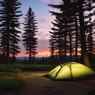 camping background pic