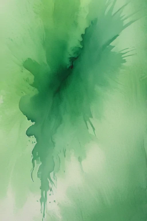 watercolor green background