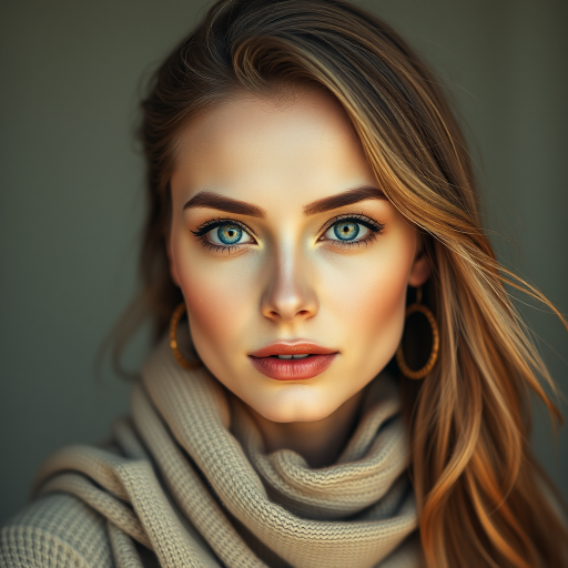 create image of beautiful woman