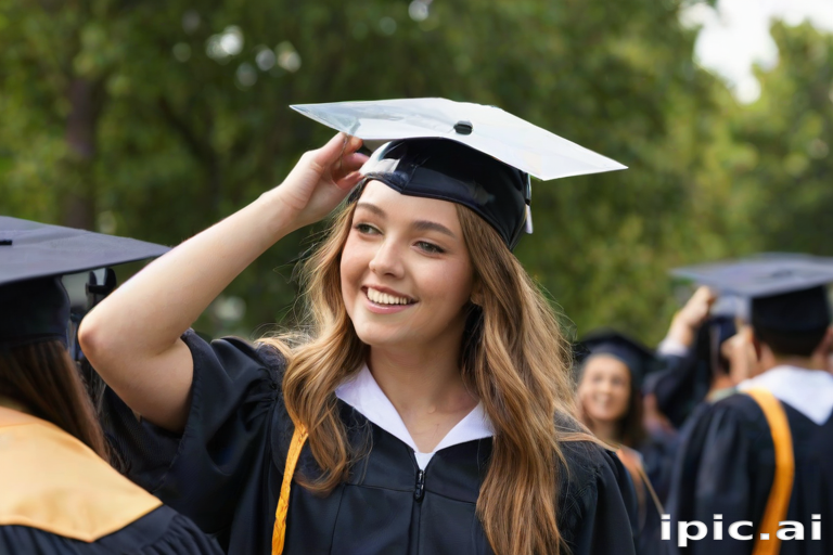 transparent graduation cap