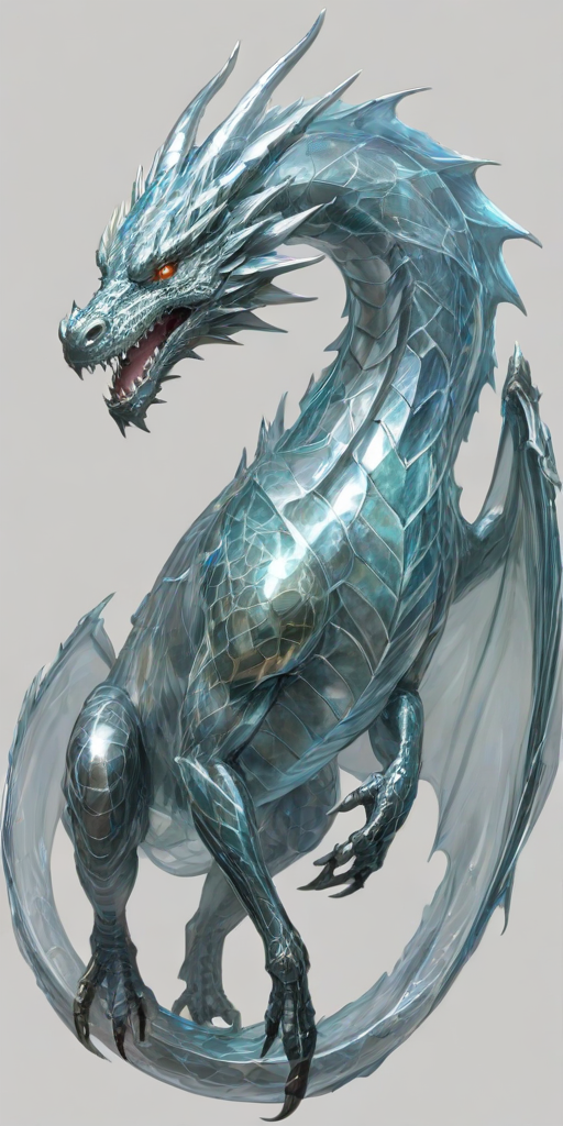 transparent dragon