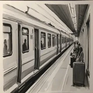 train sketch