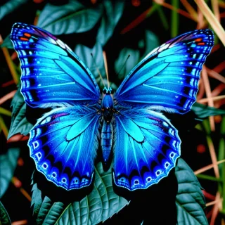 blue butterfly