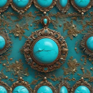 turquoise background