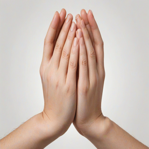 prayer hands transparent background