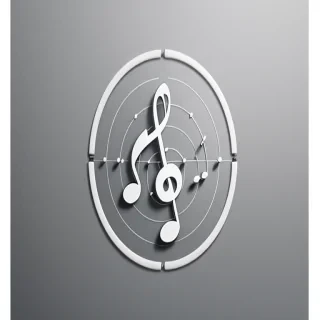 transparent music note