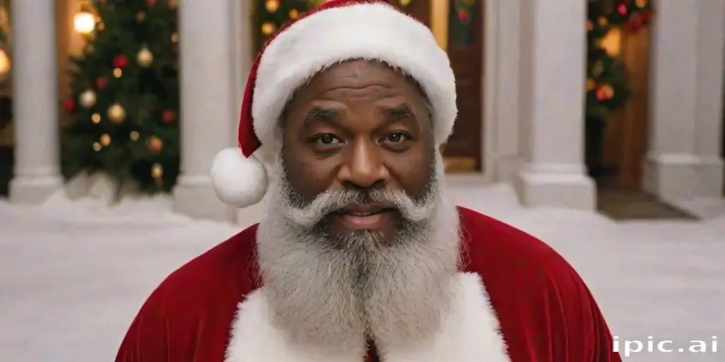 image of black santa