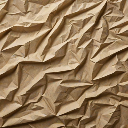 wrinkled paper
