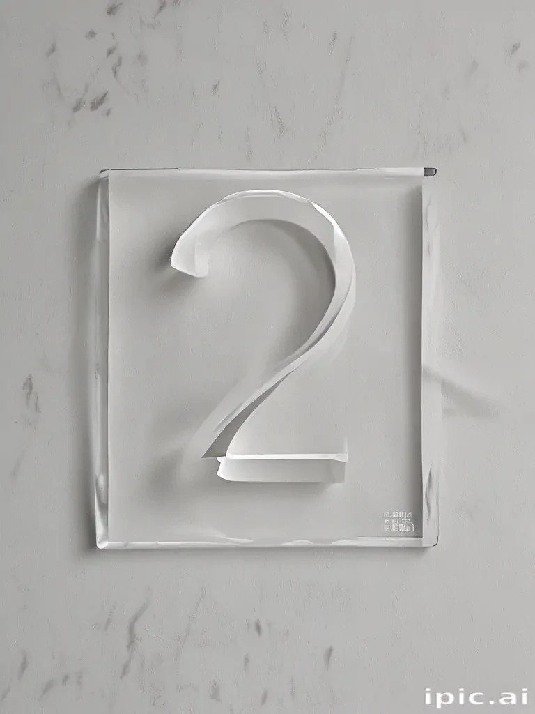 transparent numbers
