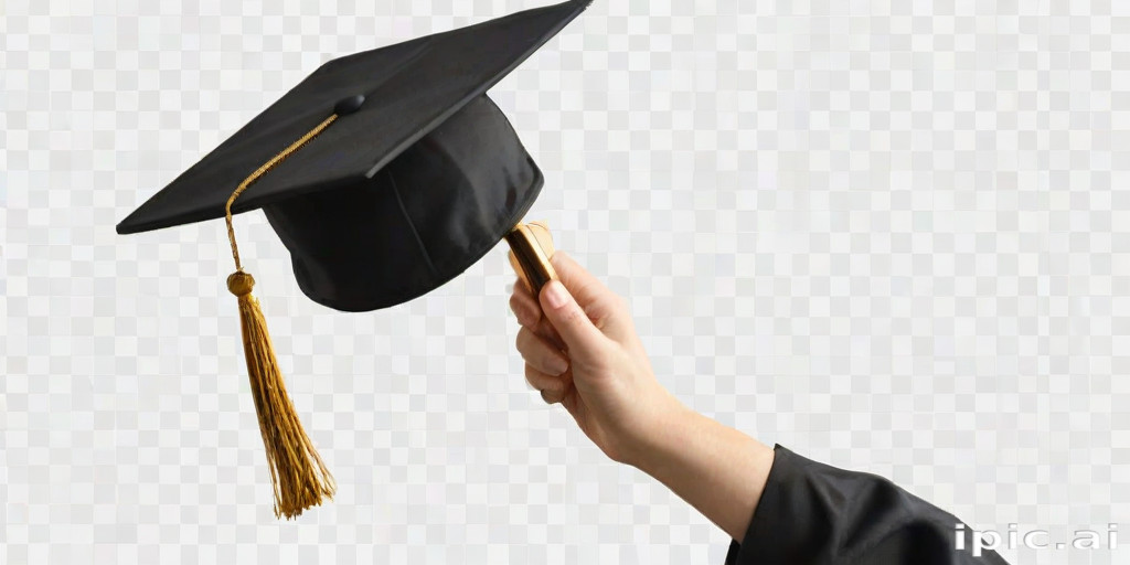 graduation cap transparent background