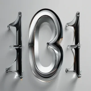 transparent numbers