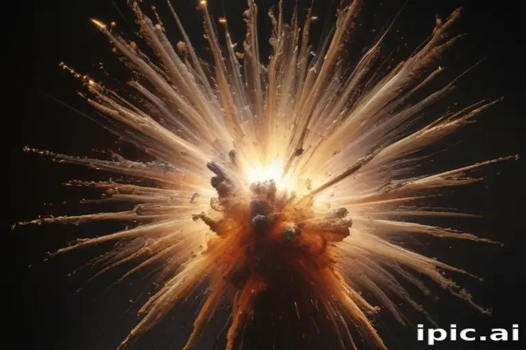 transparent explosion