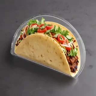 transparent taco