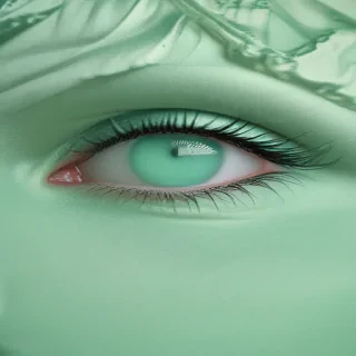 mint green background