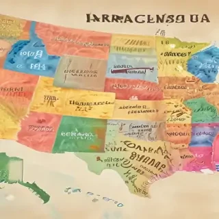 usa map states