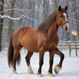 merry christmas horse images