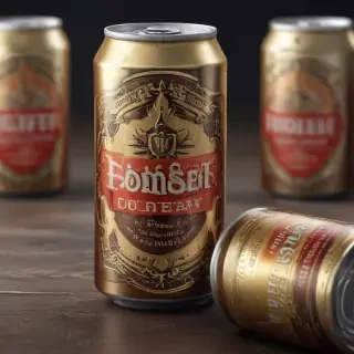 beer can mockup