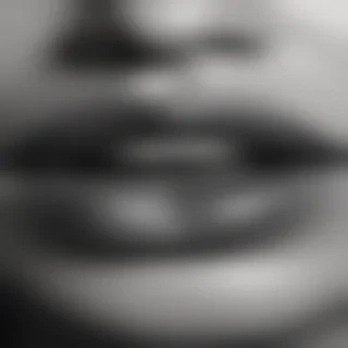 lips black and white clipart