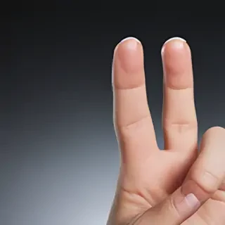 middle finger background