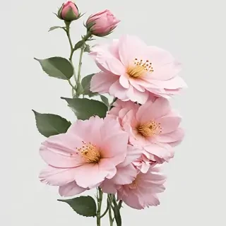 aesthetic flowers transparent background