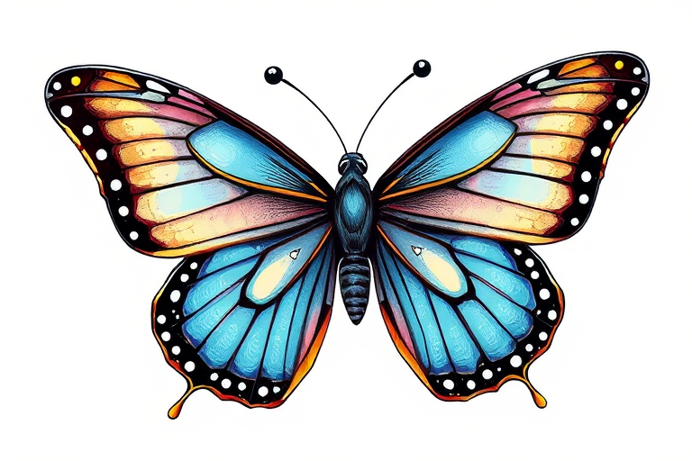 butterfly drawing png