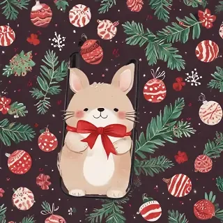 cute christmas phone wallpaper