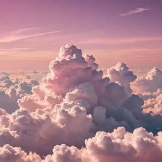 pink cloud background