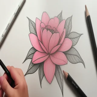 flower drawwing