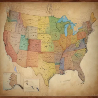 map of the usa states