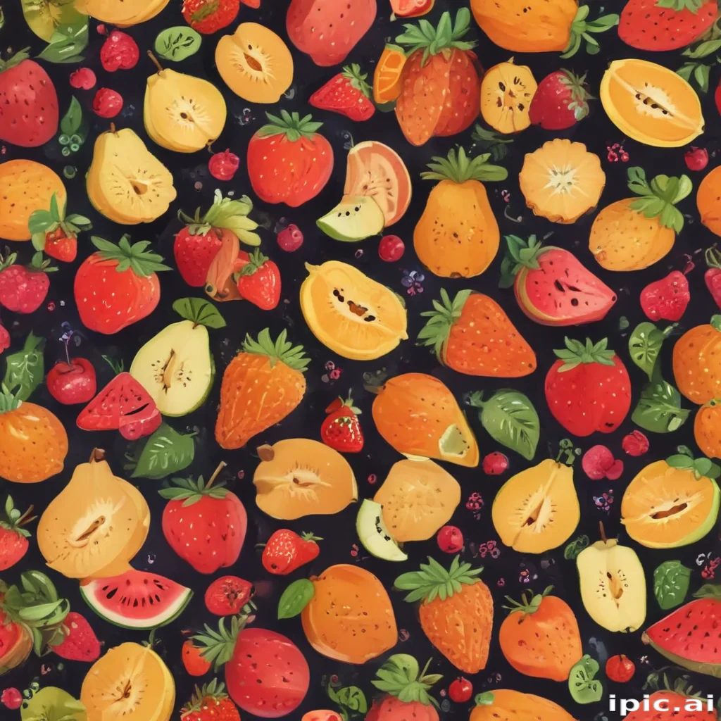 cute fruit backgrounds