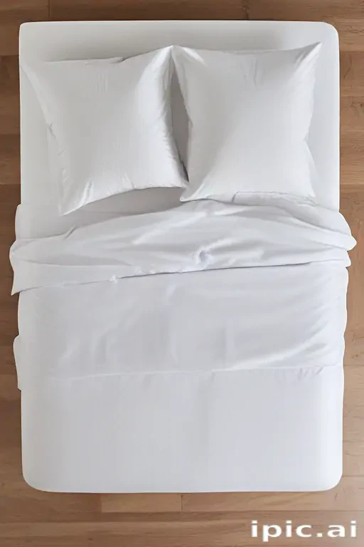 bed top view