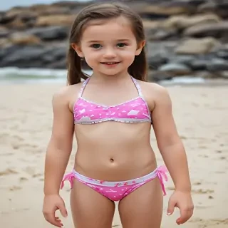 ai little girl in bikini