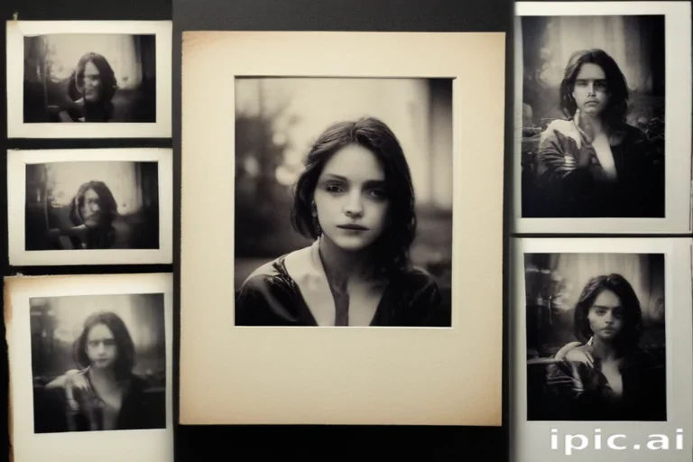 aesthetic polaroid frame
