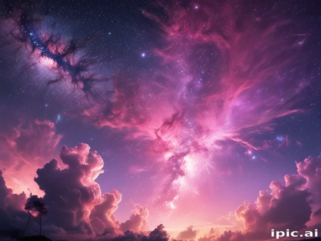 pink galaxy wallpaper