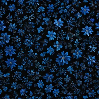 black background blue