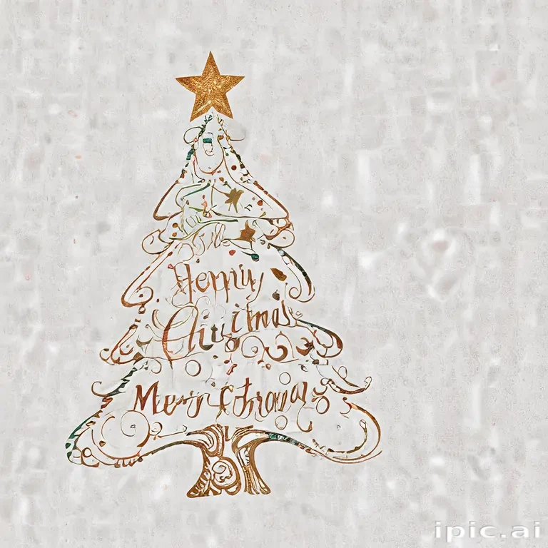 transparent merry christmas